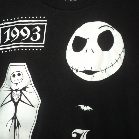 The Nightmare Before Christmas Disney Tim Burton's T-Shirt Size Small Unisex - Picture 2 of 5
